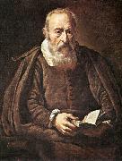 BASSETTI, Marcantonio Portrait of an Old Man with Book g painting